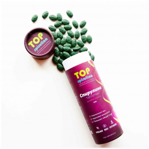 TOP Spirulina Спирулина, 100 гр