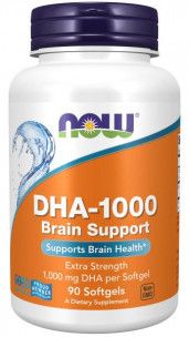 NOW DHA-1000 Brain Support, 90 капс
