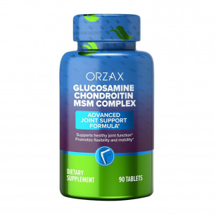 Orzax Glucosamine Chondroitin MSM Complex, 90 таблеток