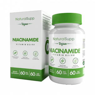 Natural Supp Niacinamide, 60 капсул