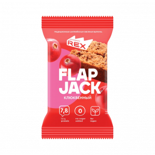 ProteinRex Печенье овсяное протеиновое 15% Flap Jack, 60 грамм