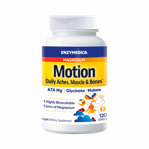 Enzymedica Magnesium Motion 350 mg, 120 капсул