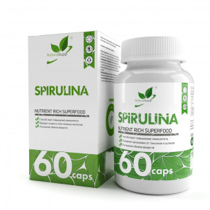 Natural Supp Spirulina, 60 капс