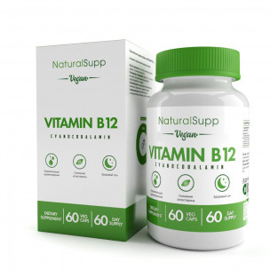 Natural Supp Vitamin B12, 60 капсул