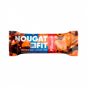 Fitsnack Батончик глазированный Nougat Fit, 45 грамм