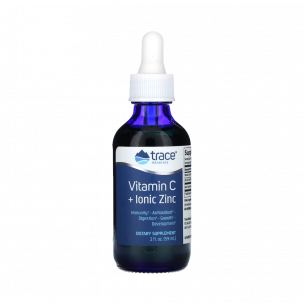 Trace Minerals Liquid Vitamin C + Ionic Zinc, 59 мл