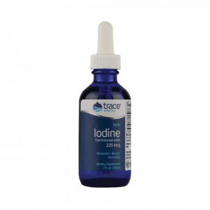 Trace Minerals Ionic Iodine 225 mcg, 59 мл