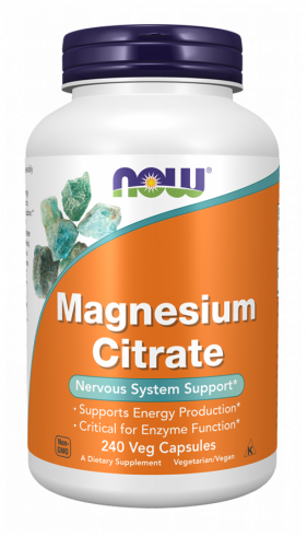 NOW Magnesium Citrate, 240 капсул NOW Magnesium Citrate, 240 капсул