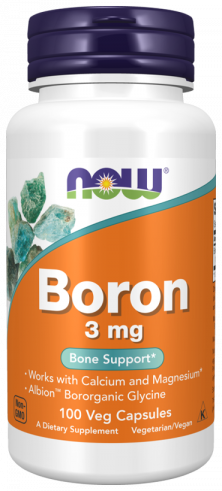 NOW Boron 3 mg, 100 капсул NOW Boron 3 mg, 100 капсул