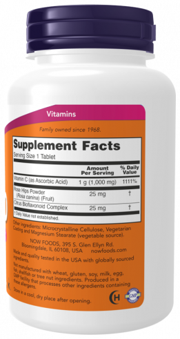NOW C-1000 with 100 mg of Bioflavonoids NOW C-1000 with 100 mg of Bioflavonoids
