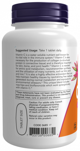 NOW C-1000 with 100 mg of Bioflavonoids NOW C-1000 with 100 mg of Bioflavonoids