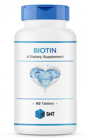 SNT Biotin 10000 mcg, 60 таблеток SNT Biotin 10000 mcg, 60 таблеток