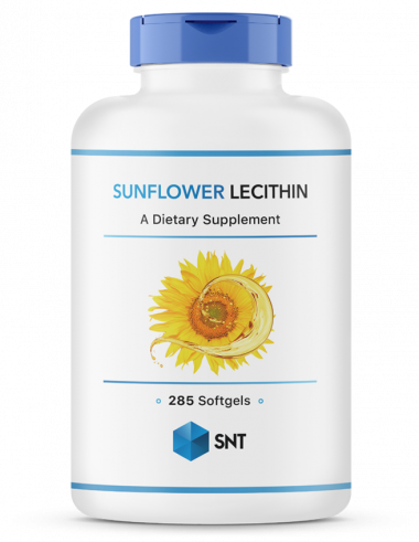 SNT Sunflower Lecithin, Санфлауэр Лецитин, 285 капсул