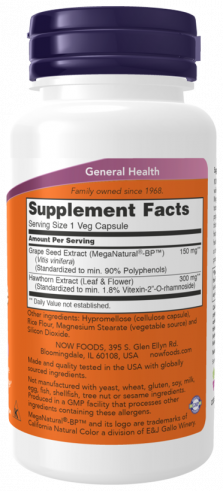 NOW Blood Pressure Health, 90 капсул