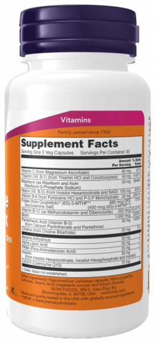 NOW Co-Enzyme B-Complex, 60 капсул NOW Co-Enzyme B-Complex, 60 капсул