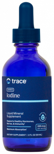 Trace Minerals Ionic Iodine 225 mcg, 59 мл Trace Minerals Ionic Iodine 225 mcg, 59 мл