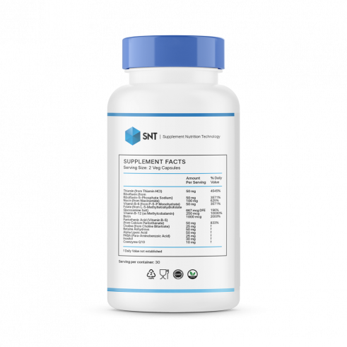 SNT Coenzyme B-complex, Коэнзим Б-комплекс, 60 капсул