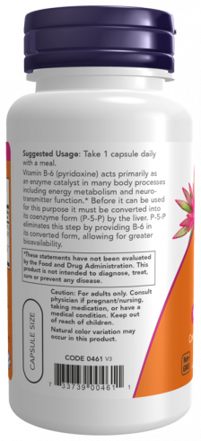 NOW P-5-P, Пиридоксаль-5-фосфат, 90 капсул