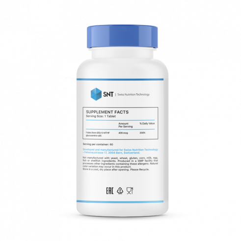 SNT Methyl Folate, 60 таблеток SNT Methyl Folate, 60 таблеток