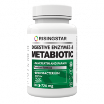 Risingstar Digestive Enzymes &amp; Metabiotic, 60 капс