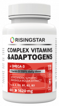 Risingstar Complex Vitamins &amp; Adaptogens, 60 капс
