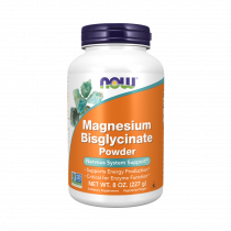 NOW Magnesium Bisglycinate Powder, Магния Бисглицинат порошок, 227 грамм