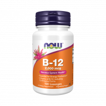 NOW B-12 2000 mcg, 100 таблеток