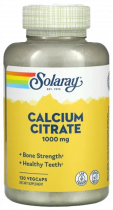 Solaray Calcium Citrate, Кальций Цитрат, 120 капсул