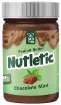 Nutletic Арахисовая паста шоколадная с мятой, 280 грамм